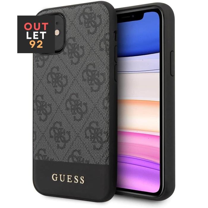 Guess Glitter 4G Stripe Collection ümbris iPhone 11-le, hall.